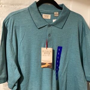 Heritage Polo | L | Hudson River | Aqua Haze